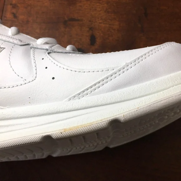 New Balance White Athletic Sneakers - Picture 5 of 9